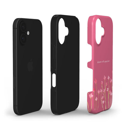 "Bloom with Passion" Phone Case