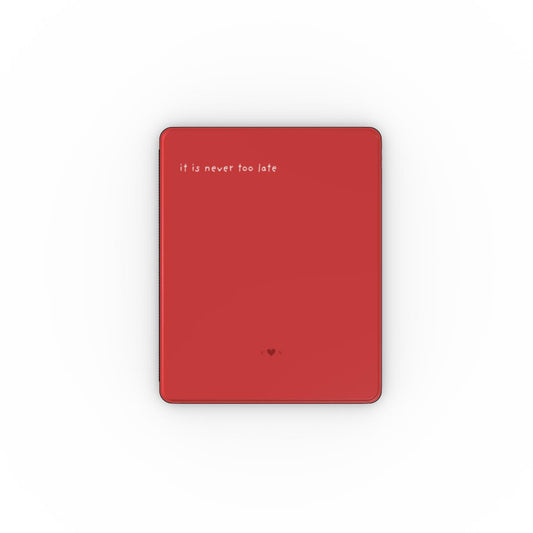 "It is Never too Late" iPad Case