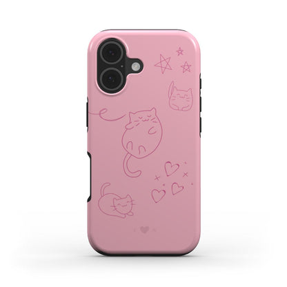 "Cozy Whiskers" MagSafe Phone Case