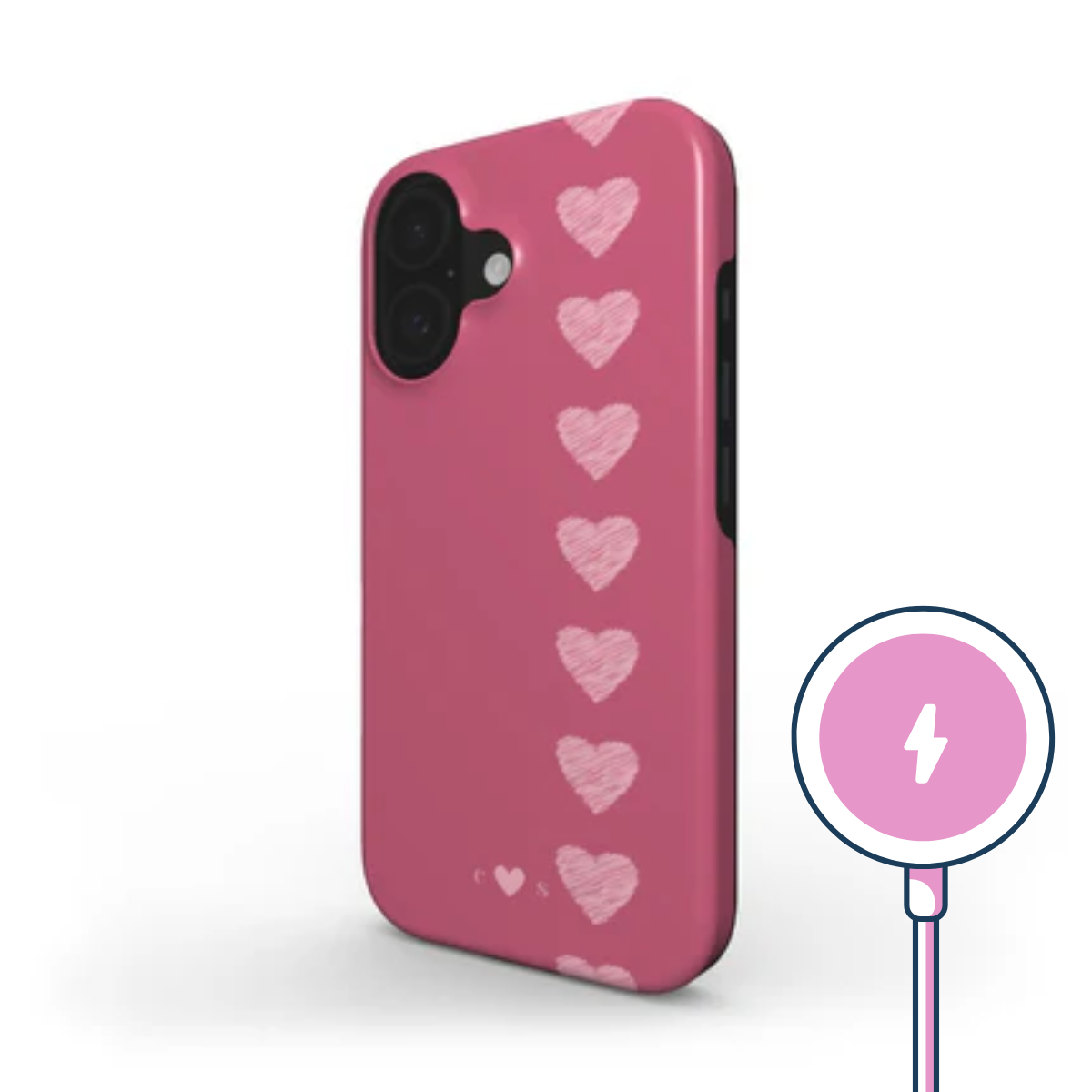 "Lined with Love" MagSafe Phone Case